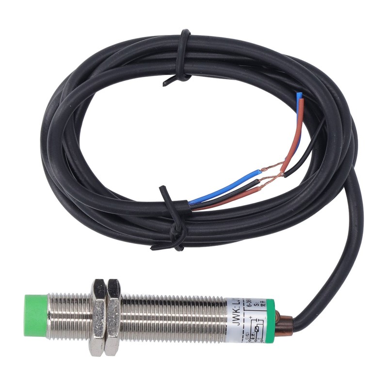 5PCS Inductive Proximity Switch M12 X 1 PNP IP65 Waterproof