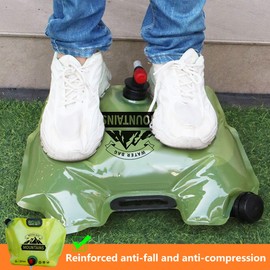 Hayaww 8 L Foldable Water Canister with Tap Foldable Water Bottle BPA-Free Water Bag for Camping Flexible Water Container Portable Foldable Drinking Bottle Hiking and Water Storage at Home (A)