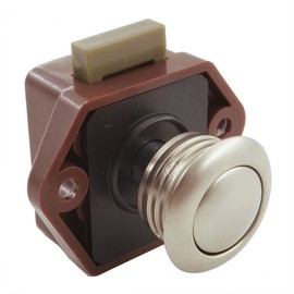 RV Caravan Furniture Push Button Latch Lock (Drill-in Type) 20mm