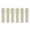 Creative Hobbies 4 Inch Tall Ivory Plastic Drip Look Candle