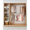 Hanging Closet Rod, Adjustable Width and Height Closet Rods Extender,