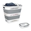 KBBYT Large Collapsible Laundry Baskets for Dirty Clothes, Plastic Laundry