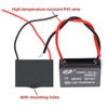 DollaTek 2Pcs CBB61 1.2uF 450V AC 50/60Hz Air Conditioner Fan