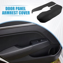 X AUTOHAUX Car Front Door Panel Armrest Cover Interior Door Trims for Acura TL 2009-2014 Black 1 Pair