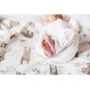 Large Premium Knit Baby Swaddle Receiving Blanket"Noah" by Copper Pearl