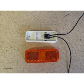 Optronics Glo Brite 118A/117R Replacement -RV Trailer Truck Side Marker Light - Amber Lens