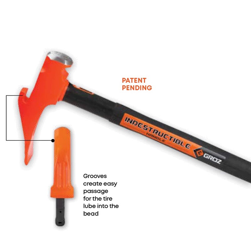 Groz 5 lbs Tire Bead Breaker Hammer - 20" Indestructible