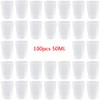 200 Pieces Scientific Cup Set, 50ml Measuring Cylinder Lab Plastic