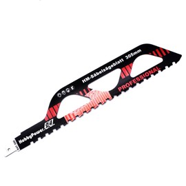 Reciprocating Saw Blade for Stone Stone 305 mm for Wall Cut-Outs Stone Ytong Brick Aerated Concrete Foxtail Saw Blade Suitable for Metabo, Bosch, DeWalt, Makita and Others