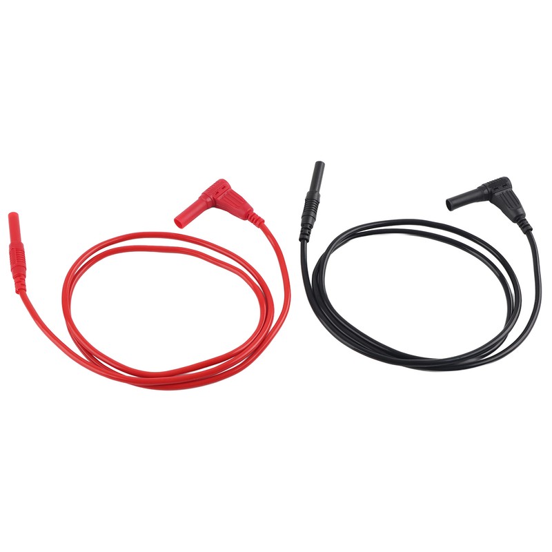 5 Set Banana Plug Test Lead 4mm Right Angle Straight