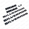 GM 19-25 Silverado Duramax Tailgate Letter Emblem Nameplate LT Kit