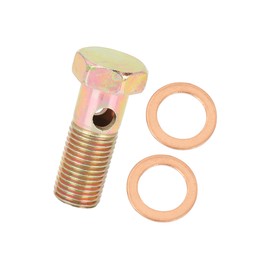 Hihaha Banjo Bolt/for Car/Metal / 1 Set Bronze Tone