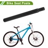 HOPESPANNER ユニバーサル27.2x300mmブラック自転車シートポスト耐久性のある自転車サドルポストシートチューブスチール1個