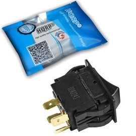 HQRP ON Off Rocker Switch 4-Prong 20A 125V Compatible with KEDU HY60E, 2LNC4, D507336, Shopsmith Tools, UL Listed