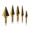 NEIKO 10197A Step Drill Bit Set, 5 Pc Step Bit