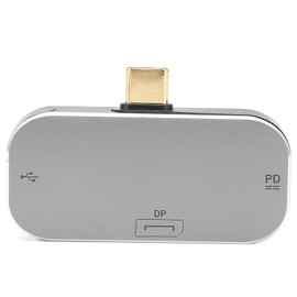 USB C to DP Converter Multifunctional Plug and Play Portable Size High Speed 3 in 1 USB C to DP Adapter