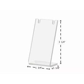 Marketing Holders Earring Necklace Stand Jewelry Clear Acrylic Display Earing Holder Qty 12