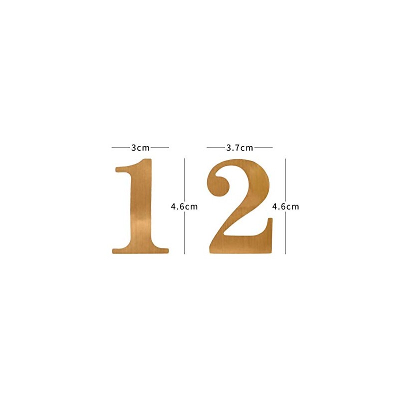 Sourcemall Wedding Party Number Stickers for Table Card Accessories Decorative