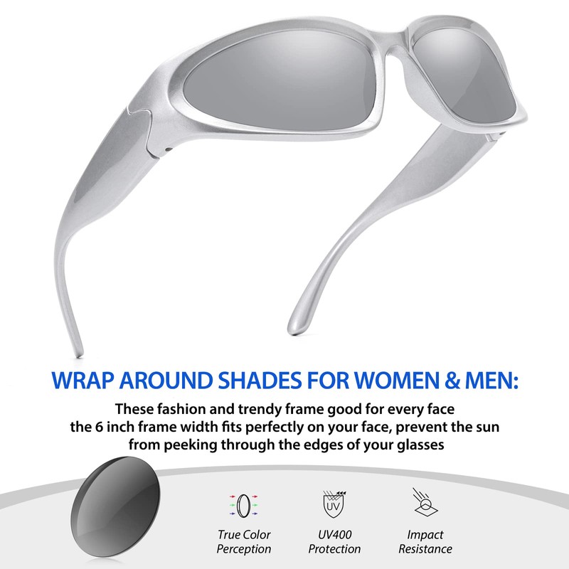 LIKSMU - anteojos de sol envolventes de moda para mujeres