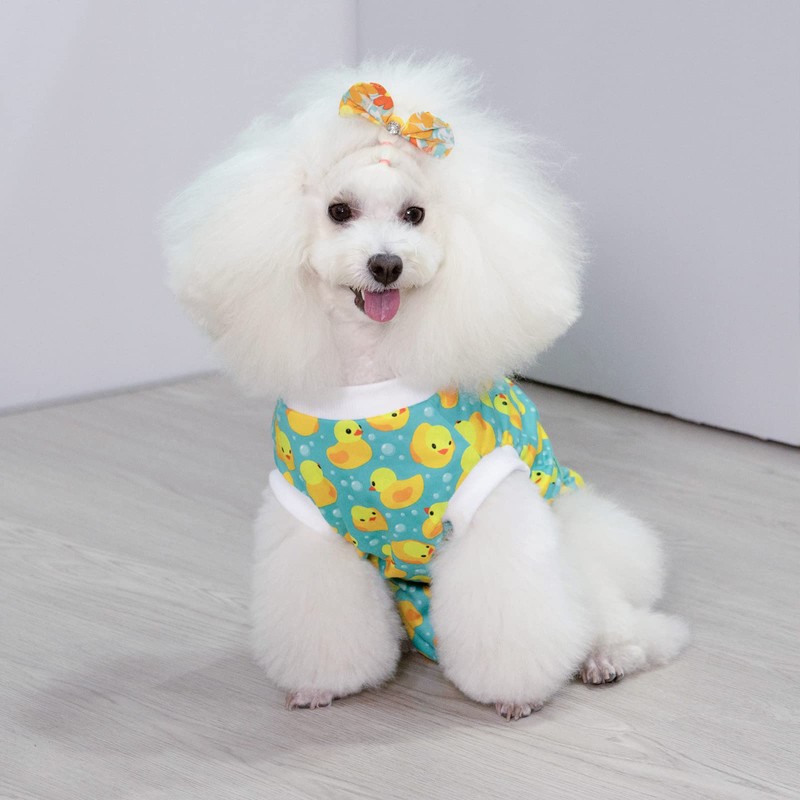 CuteBone Dog Surgery Recovery Suit Cat Surgical Onesie Female Body