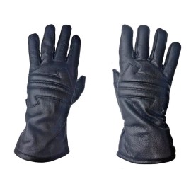 Gladiator Motorcycle Gauntlet Touring Gloves LEATHER Lined Warm Cool