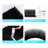 NAGARAKU Ellipse Flat Eyelash Extension with Double Tip Shape, Professional