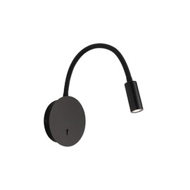 Bedside Reading Light Modern Wall Lamp, Hardwired Wall Sconce with Switch, LED Headboard Lighting Fixture, Flexible Gooseneck Wall Lights for Bedroom Office Studio Hotel