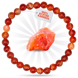 PURAJA Gemstone Bracelet Made of Real Natural Stone | 6 mm Ball Bracelet Made of High-Quality Minerals, Gemstone, Aventurine