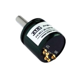 CALT 360 Degree 22mm Outer 6mm Shaft Hall Effect Potentiometer Angle Encoder Sensor Analog 0-5v Output 5V Supply Voltage