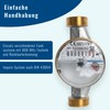 Home Water Meter 3/4 x 130 x 2.5
