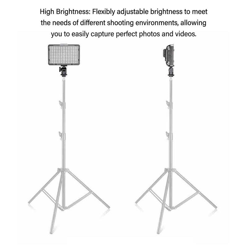 LED Fill Light Flat Panel Fill Light Adjustable Brightness 11W