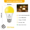 Dusk to Dawn LED Yellow Bug Light Bulb, 6W(40W Equivalent)