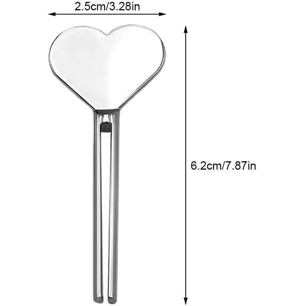 Rose Gold Metal Manual Toothpaste Squeezer, Stainless Steel Dispenser Tube