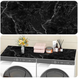 Washer and Dryer Covers for the Top Protector, Dust-Proof/ Non-Slip Multipurpose Mat for Washer Dryer/ Stove/Counter/Fridge/Dish Drying/Coffer Bar（ 54'' x 27.5'')