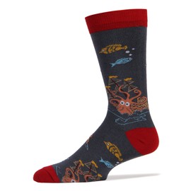 JYinstyle Funny Novelty Socks Mens Crew Kraken