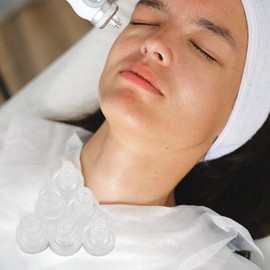 DOITOOL Hydro Facial Machine Tips 6 pcs tip for Water Oxygen Facial Machine Accessories face Tips Head Nozzle Tips Head for Hydro Facial Machine Supplies Facial Machine Parts