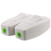 E-outstanding Inline Cord Switch 2PCS AC250V 16A On/Off White Button