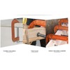 Edward Tools Heavy Duty 3" Steel C Clamp - Iron
