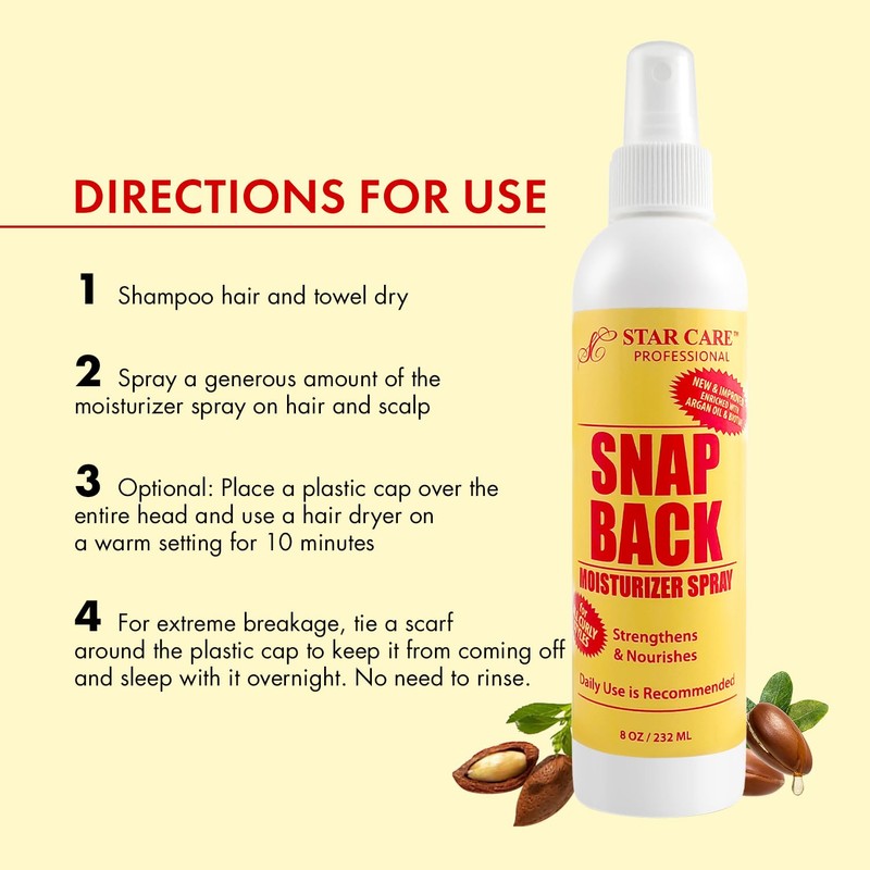 STAR CARE Snap Back 8oz/ 232ml (Moisturizer Spray 8oz)