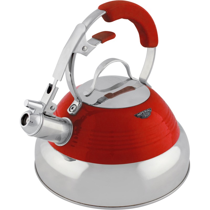 Imperial 1908 Limited Edition Ribbon Red Whistling Kettle, 2L