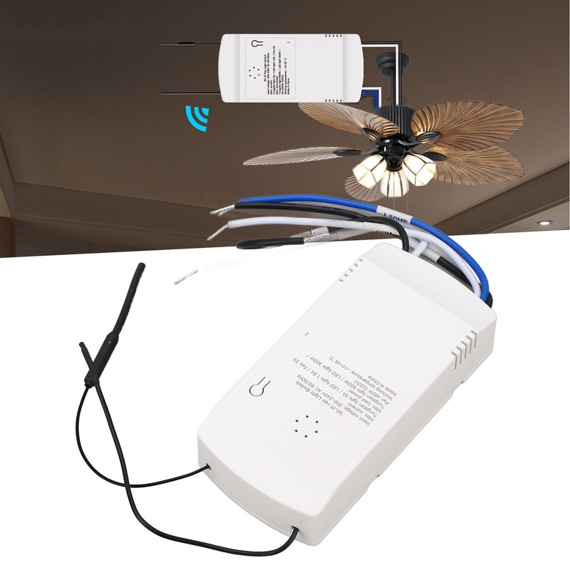 WiFi Smart Household Fan Light Switch APP RF Wireless Wall