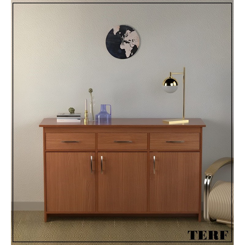 TERF® Traditional Polished Chrome D-Shape Back Fix Pull Handle 100mm