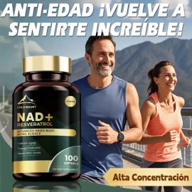 3pcs Nad+ Resveratrol, Apoyo Con Fórmula Liposoma 100 Cáps