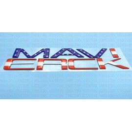 custom emblems US Flag letters compatible with FORD MAVERICK 2022 logo tailgate insert glossy