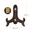 sourcing map 7" Easel Plate Holder, Wooden Folding Display Stand