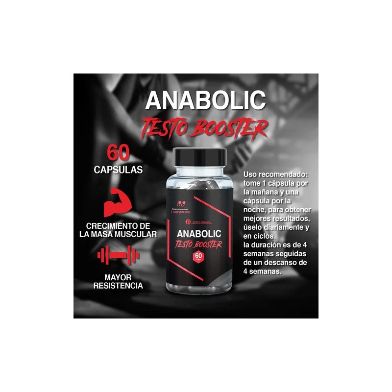 Anabolicos Testo Booster Peptofrance 60 Cápsulas Neutro