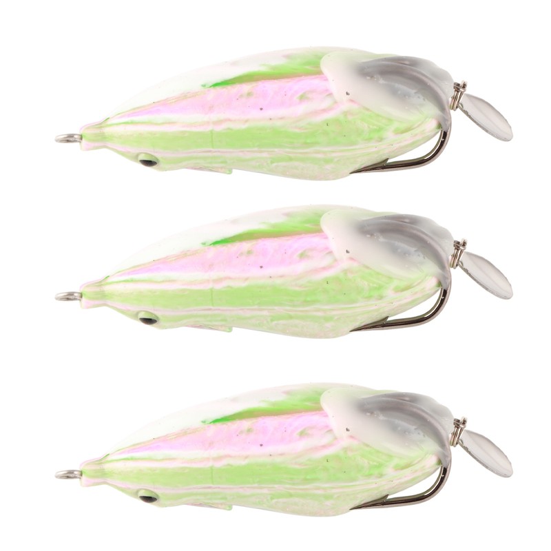 3Pcs Sequin Conversion Soft Artificial Simulation Snakehead Lure Bait Fishing