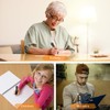 14pcs Big Fat Pens Aids Writing - 2 Pens +