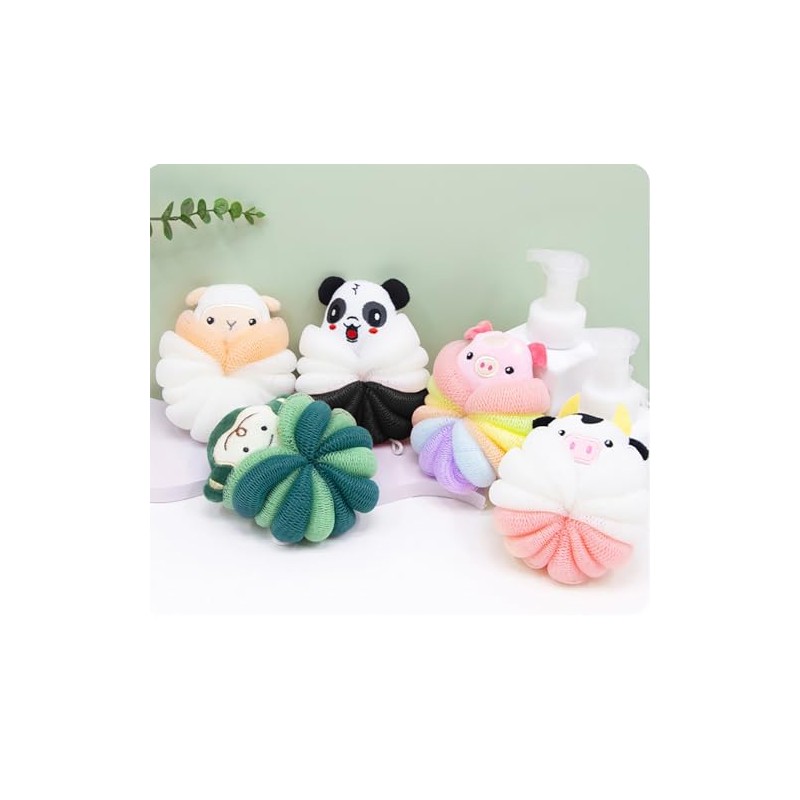 Murri Murrdi Esponjas Baño Niños Suaves Exfoliantes Ducha Dibujos Animales