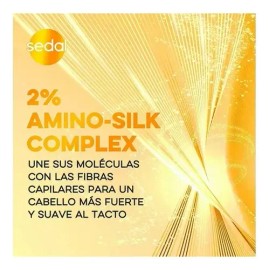 SEDAL Shampoo Toque de Seda, 2% Amino-Silk Complex. 100 h de Suavidad en 1 min*. Cabello 100% más Sedoso. Control del Frizz*, 300 mL